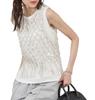 ROPE PICNIC Crocheted Bustier and Tank Top Natural Color Set, Women's, (16)
