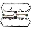 Valve Cover Gaskets Harness & 8pcs Glow Plugs Kit Fit for Ford 7.3L Diesel Engin