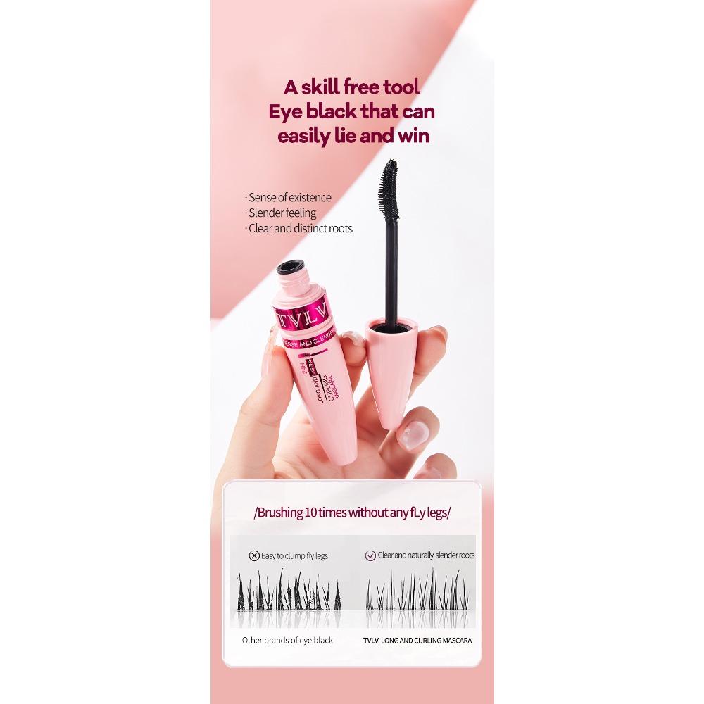 Long Curling 3D Styling Mascara Makeup Durable Waterproof Non-blooming