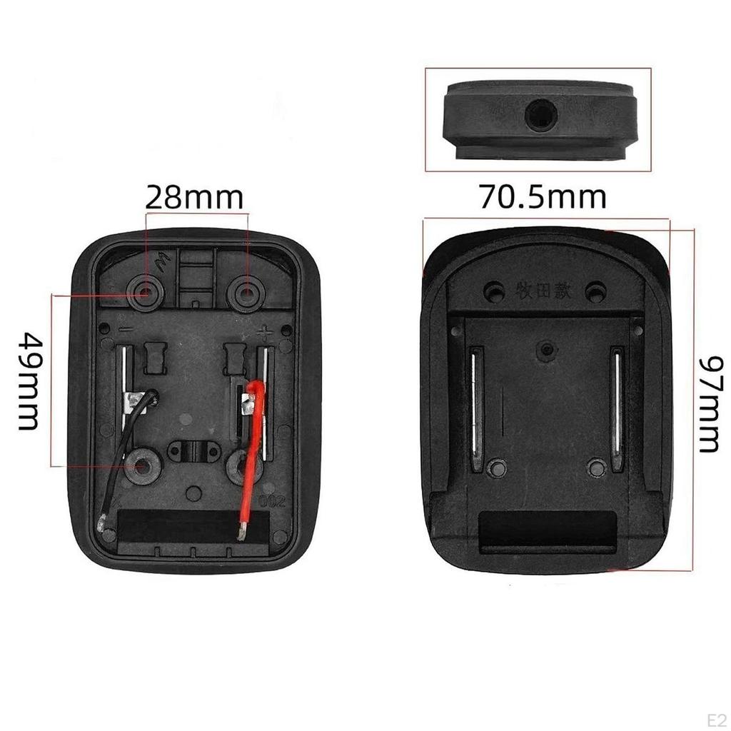Battery Adapter DIY Cable Connector Compact Modify Replacement Machine Power Tool Sturdy Easy To