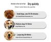 Silent Portable Mini Pet Hair Comb for Drying