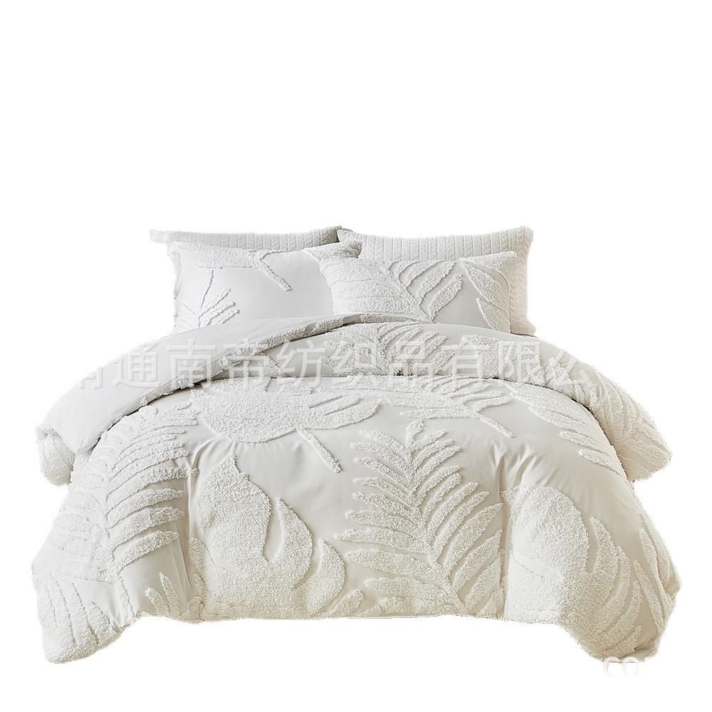 Solid Color High Gram Weight Tufted Bedding by Nandi Single: 135x200 cm