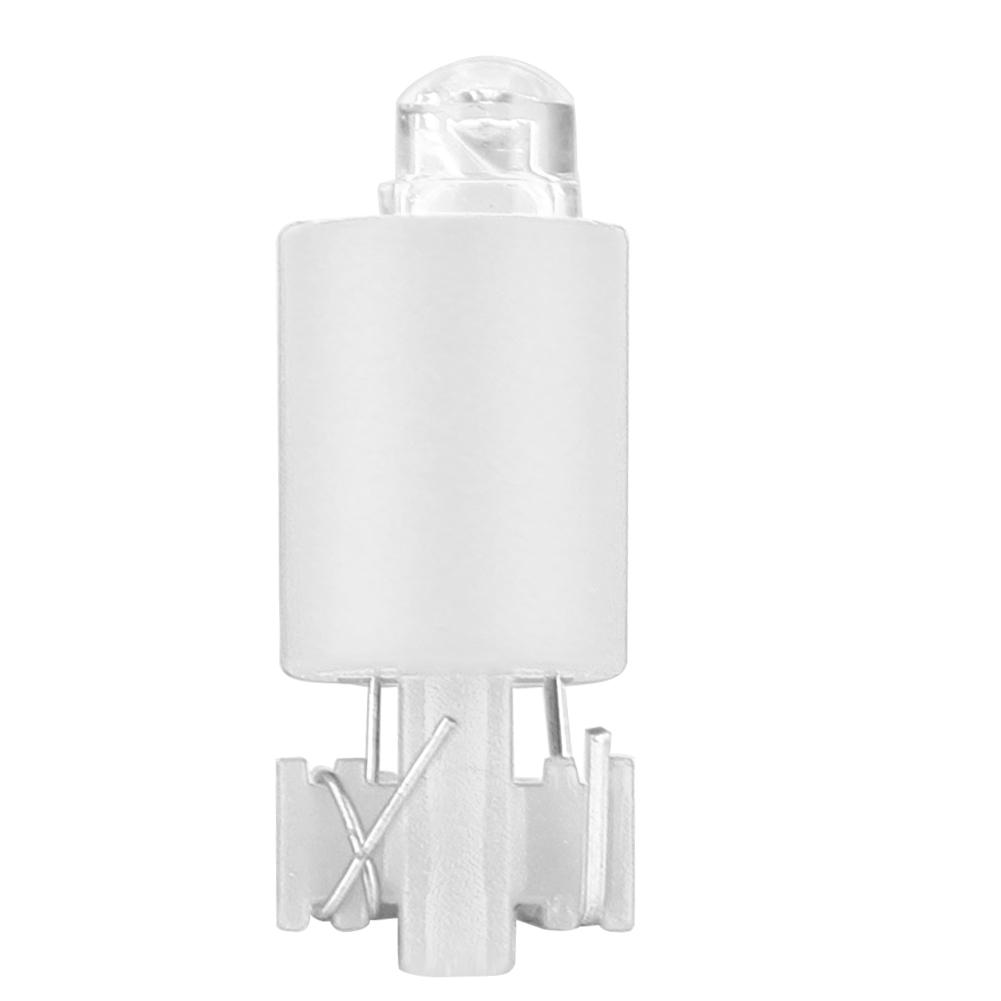 10PCS Arcade Video Game Button Switch Button LED Light Lamp Accessories(White)