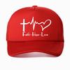 Christliches Gebet Jesus Druck Baseballkappe Unisex Damen Sommer Mode Lässig Netz Atmungsaktiv Truckerhut