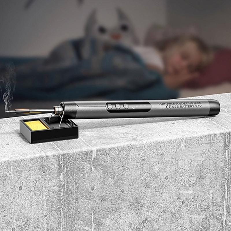 Soldering Iron Set 200°C - 450°C Adjustable Temperature Solder Set Electronics Welding Tool for Phone Repair