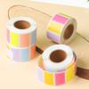 2 Rolls Paper Label Sticker Color/Light Color Self-adhesive Oil-proof Waterproof Handwritten Name Classification Index YMY