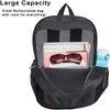 Portable 20-35L Mesh Rucksack Thickened Heavy Duty Transparent Backpack Hollow Light Weight Breathable Student Bag Women