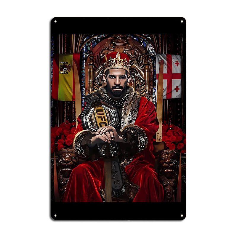 

Ilia Topuria El Matador Metal Signs Wall Cave Sign Rusty Designs Plaques Ilia Topuria The Matador Tin Sign Poster 20x30cm（7.8x11.8inch）