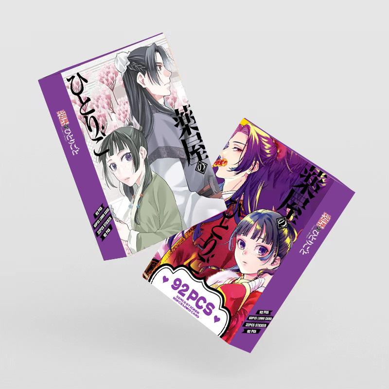 92 pezzi Le Cronache dell'Apotecario Carte Anime Carte Lomo Giochi di Carte Piccoli con Cartoline Messaggio Foto Carte da Collezione Giocattolo Regalo