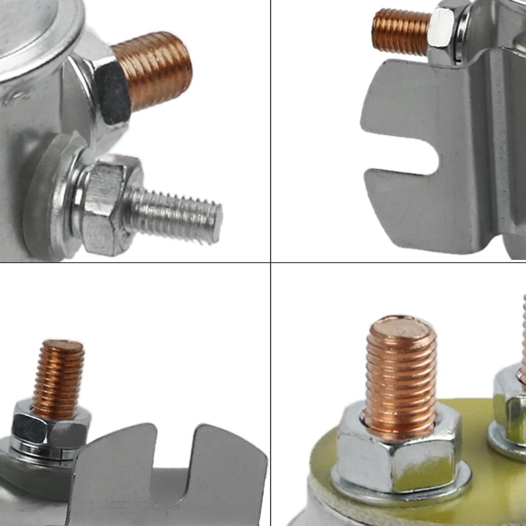 Starter Relay Solenoid Continuous Duty 6 Pin 12V for Marine for Golf Cart Winch Motor Autocrane Industrial Marine