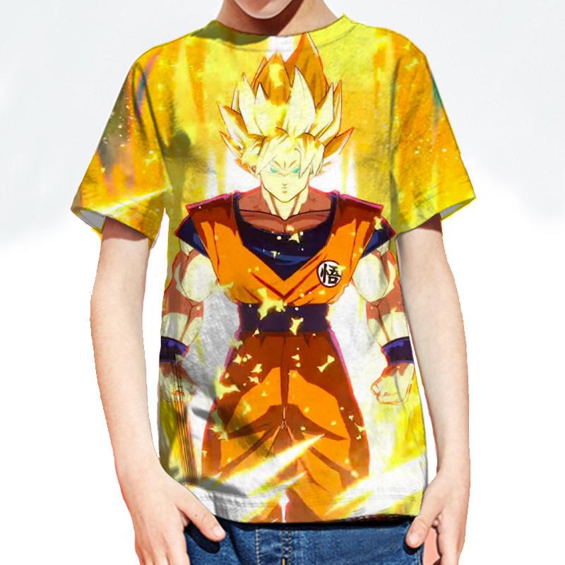 Trendy Pánské Dámské Oblečení Trička Anime Série Dragon Ball 3D Digitální Tisk Trička