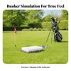 Non-Slip Portable Sand Bunker Simulator Mat Training Pad