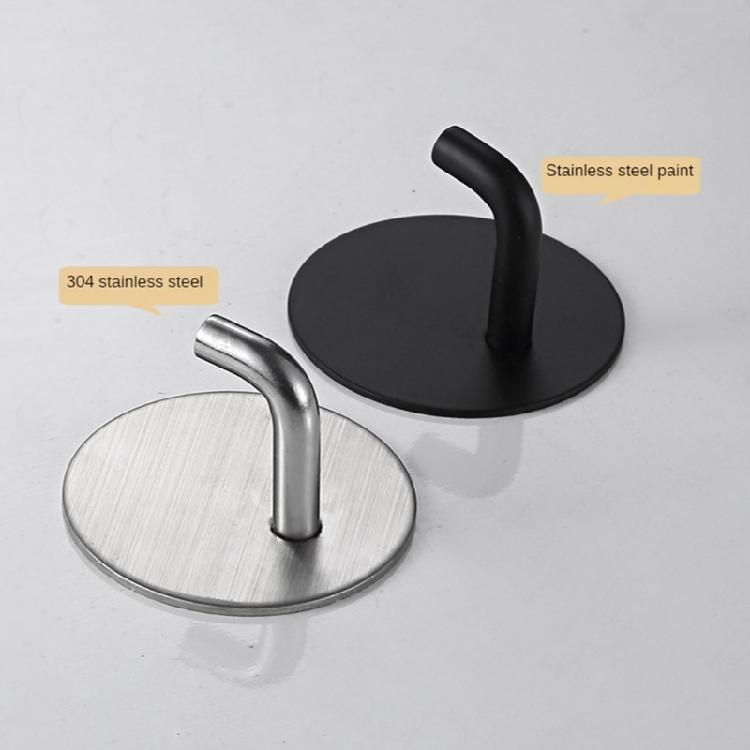 Wall Hook Storage Hanger 304 Stainless Steel Wall Hook Self Adhesive Towel for K