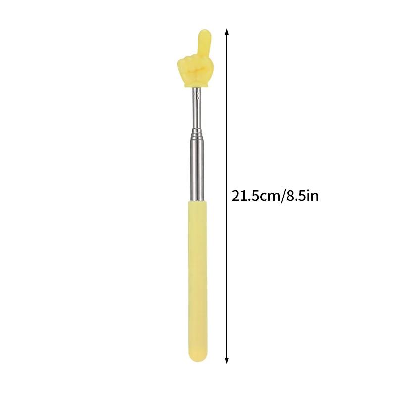 1 Stück Edelstahl Zeigefinger Studenten Lesestäbe Whiteboard Lehrzeigestäbe Handheld Presenter Lehrwerkzeuge