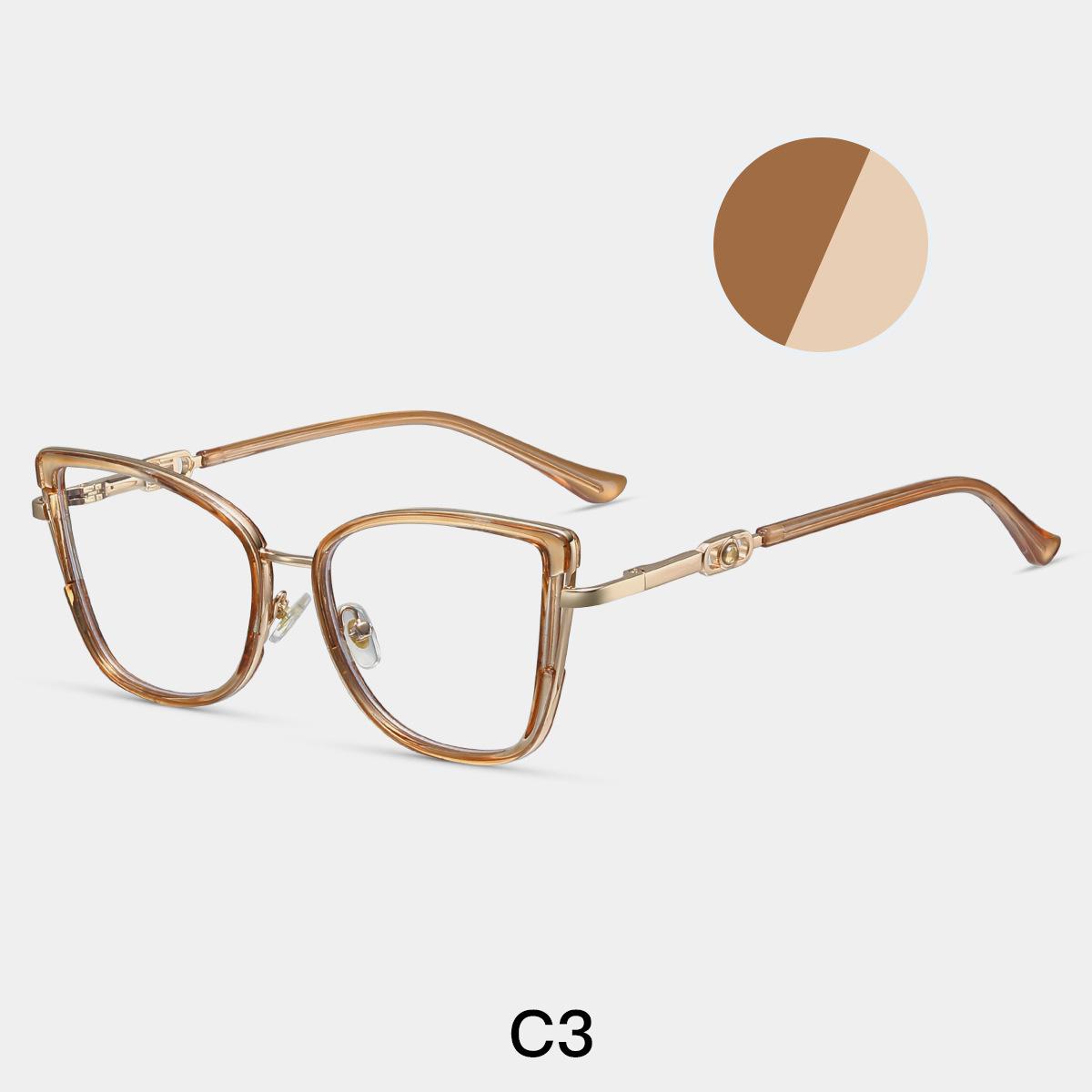 

Anti Blue Light Reading Glasses for Women Fashion Optical Eyeglasses Frame Presbyopia Hyperopia Cat Eye Reading Eyewear 0 to+6.0 Original Lenses