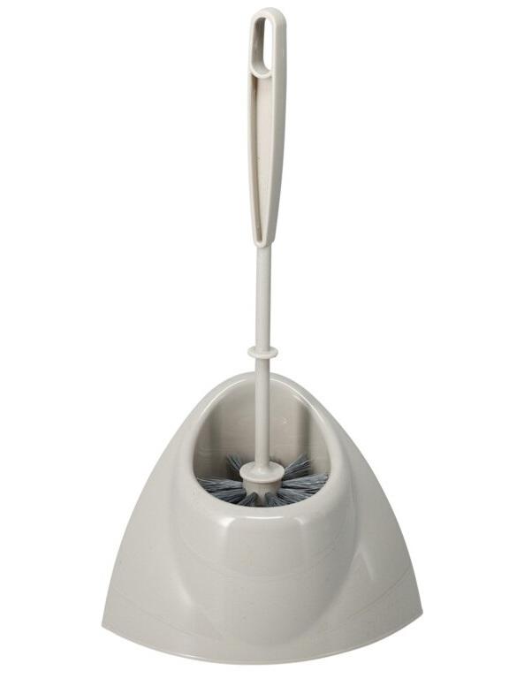 Szczotka Łazienkowa WC Ze Stojakiem Narożna Plastikowa 36cm 1szt