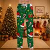 Men's Christmas Print Sleep Pants for Casual Lounging