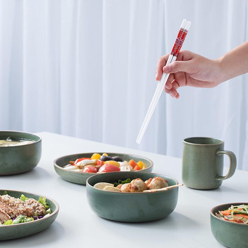 Ru Han Enamel Ceramic Chopsticks