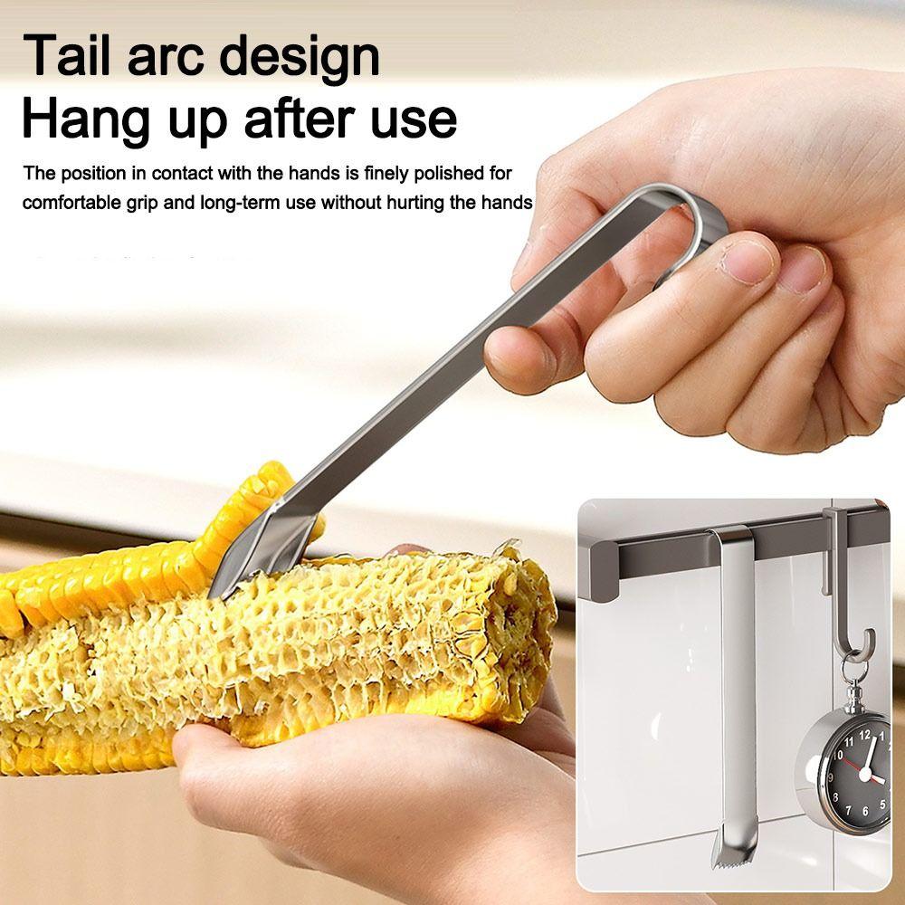 Easy To Clean Stainless Steel Corn Planer Manually Portable Corn Kernel Stripper Corn Stripping Shovel