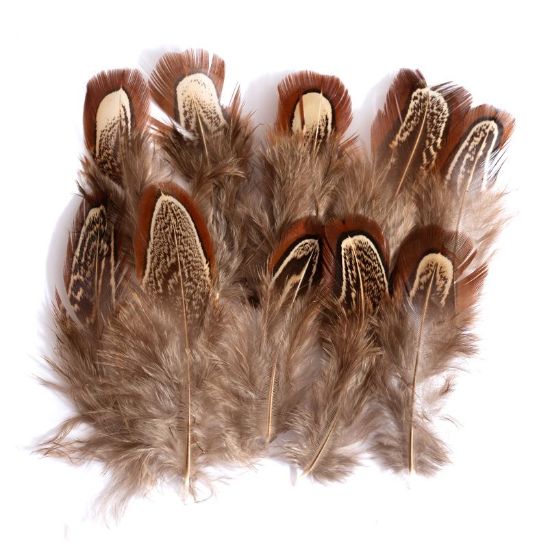 80 Natural Pheasant Feather Decorative Diy Jewelry Hair Accessories Material Cat Stick Toy Accessories
