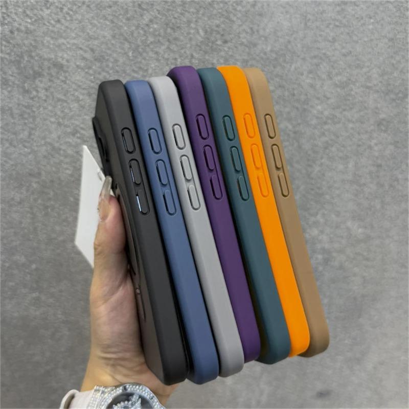 Wrist Strap Matte Clear Magnetic For Magsafe Holder Stand Case For iPhone16 15 11 12 13 14 16 Pro Max Plus With Lens Glass Cover