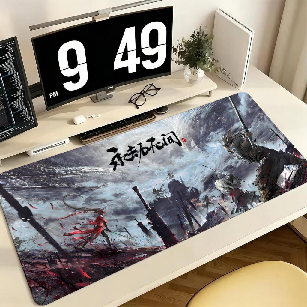 Naraka Bladepoint Pro ESports Xxl Gaming Mousepad Extra Large NonSlip Stitched Edge Keyboard Laptop Desk Mat For Pc Gamer