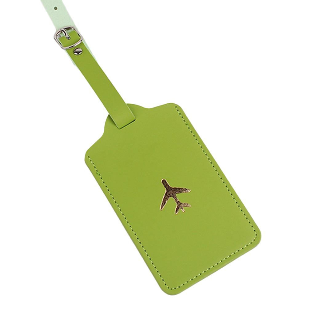 Suitcase Tags Luggage Tag Baggage Backpack Soft Tags with Strap Name ID Address Card Baggage Identifier Travel Accessory