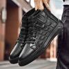 Brand Men's Winter Boots Retro Genuine Leather Boots Men Warm Snow Shoes Handmade Luxury Sneakers Men Casual Shoes
