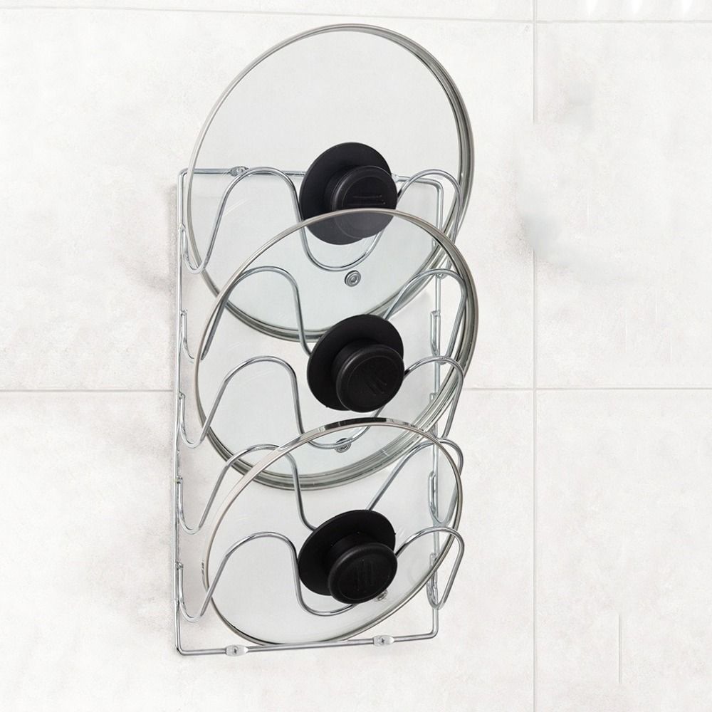 Iron Cutting Board Storage Shelf Multi-Layer Cutting Board Holder  Kitchen Accessories