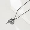 Ancient Fenrir Wolf Necklace Stainless Steel Pendant Tribal Jewelry Gift for Men and Women