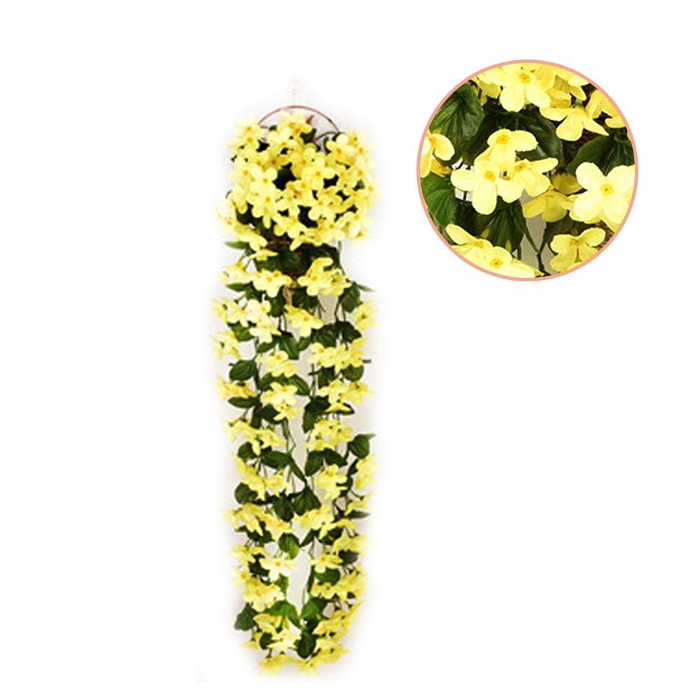 Künstliche gefälschte hängende Blumen-Ranken-Pflanzen-Girlande-Hausgarten-Dekoration im Freien