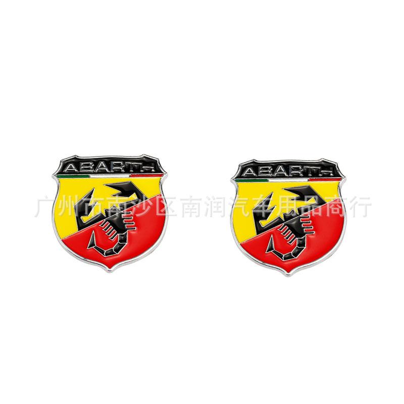 Abarth Scorpion & Italian Flag Car Decals for Fiat Viaggio