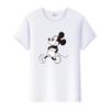 Vintage Cartoon Tshirt Mickey Mouse Tops Graphic Clothes Summer Blouses Short Sleeve T-shirt White Tees Unisex