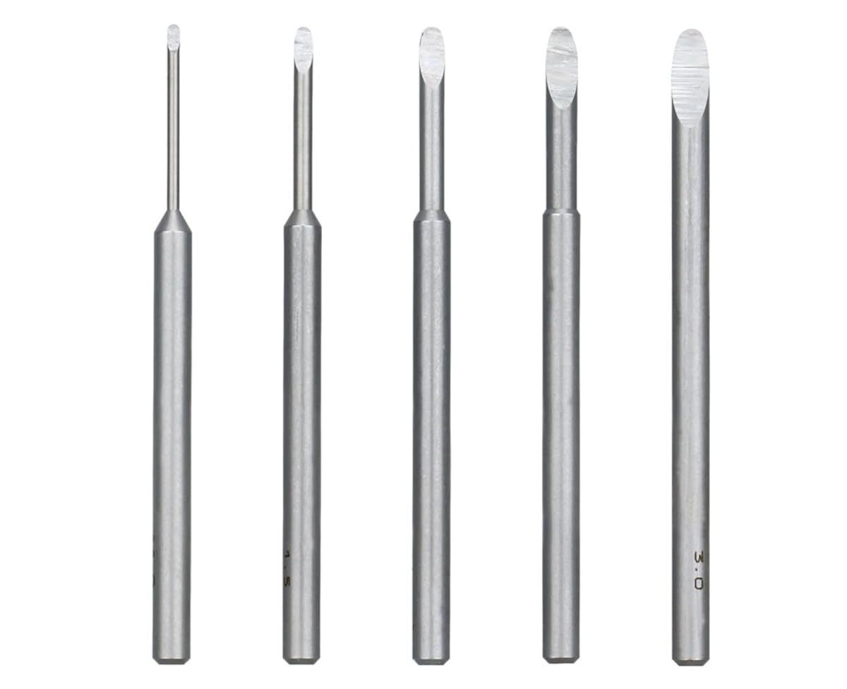 

GodHand Bit Blade Round Knife Set of 5 Hobby Tools (GH-BBM-1-3)