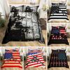 American Flag Machine Gun Comfortable Duvet Quilt Cover Pillowcase Bedding Set Children Bedroom Decoration Home Textile