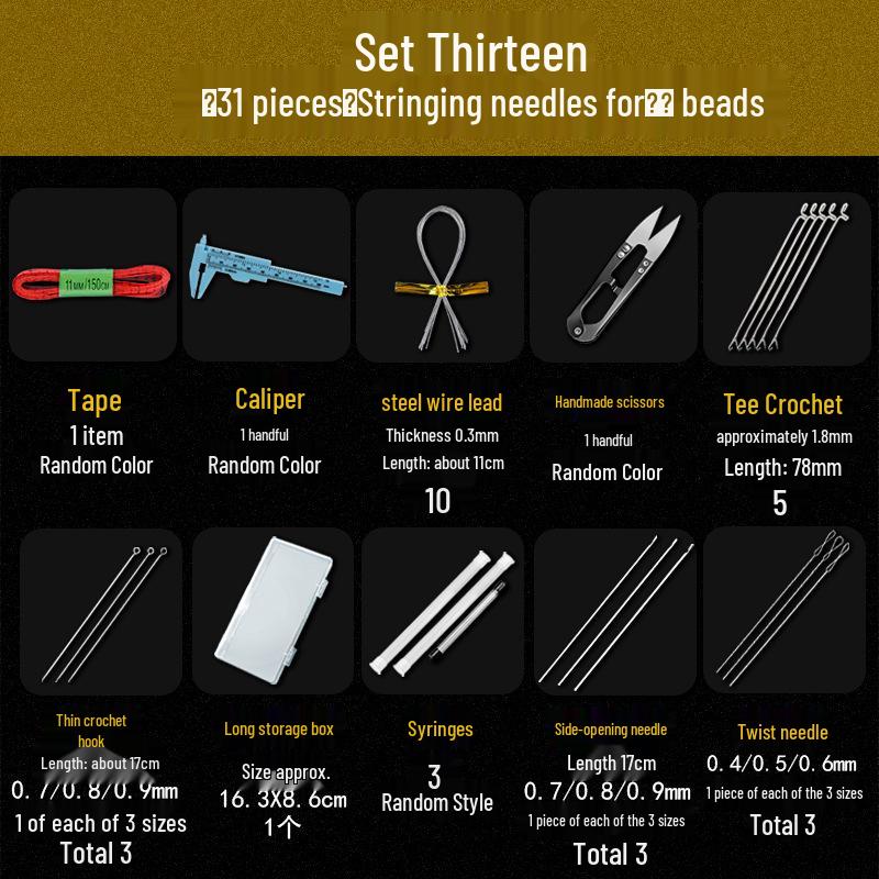 Beading Bracelet Tool Kit: Needle & Accessories for DIY Handmade Jewelry