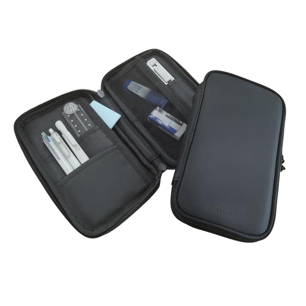 ARASAWA Pen Gadget Large Multifunctional for High School Middle School College Elementary School and Kids Multi-Pocket Case, Pouch, Pouch, Bag-in-Bag,