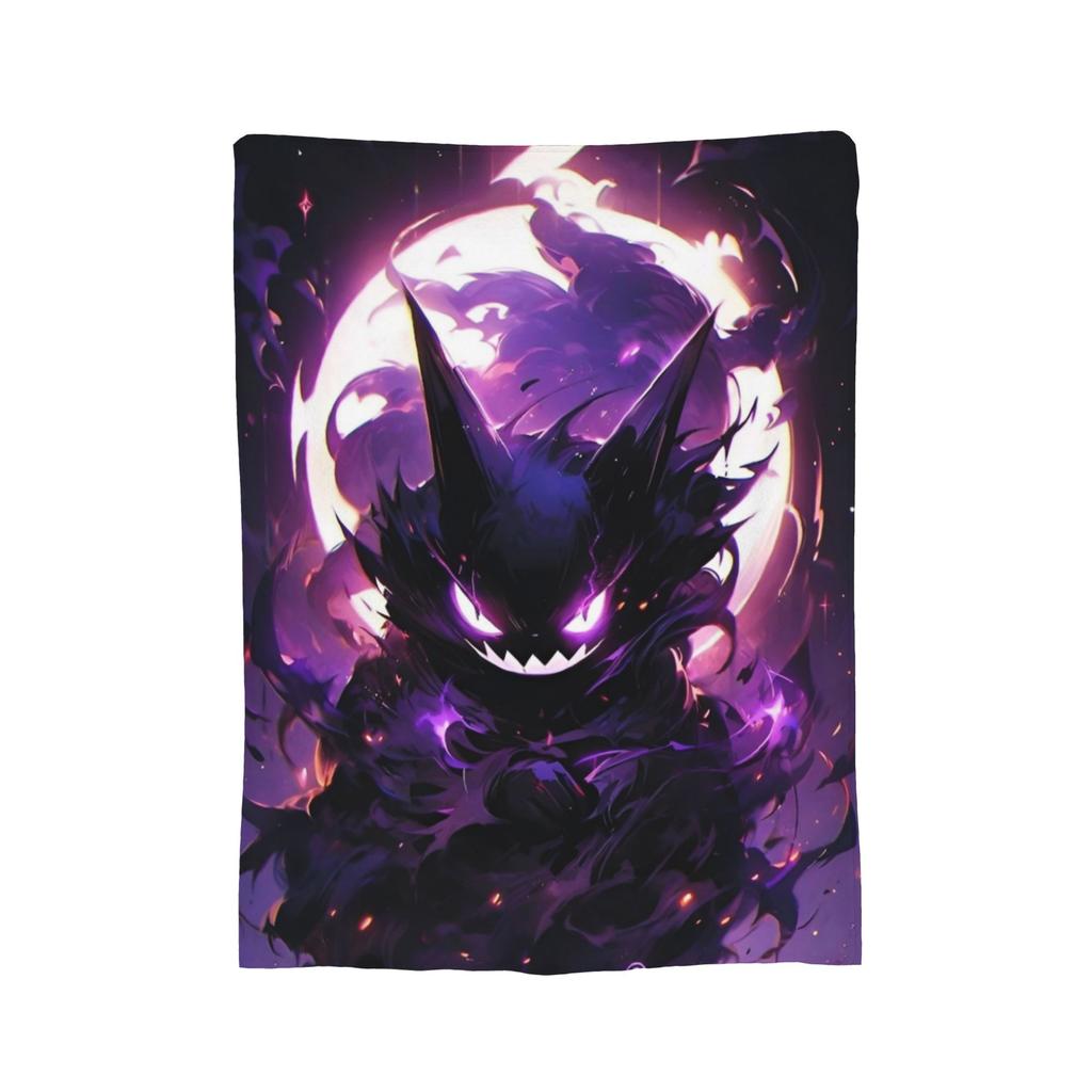 Pokemoned Anime Cartoon Flannel Blanket  Awesome Throw Blankets for  Sofa Bedding Lounge 150*125cm Bedspread,