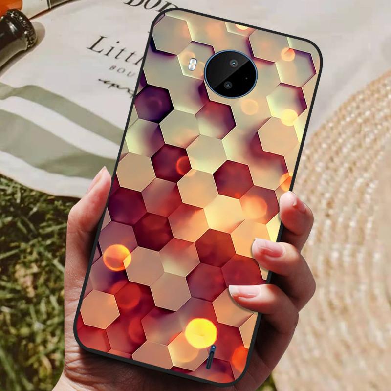 For Nokia C20 Case Soft TPU Silicone Cartoon Back Cover for Nokia C20 Plus Phone Cases TPU Black Bumper for NokiaC20 C 20 Plus