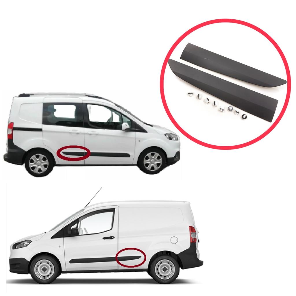 BSP1218 Rear Left Right Side Sliding Door Moulding Strip Panel for Ford Transit Courier MK1 B460 2014-2023 1854160 1854158