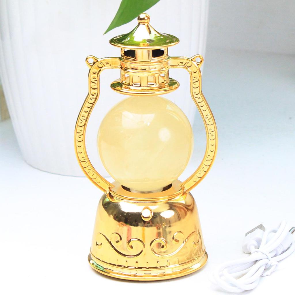 Retro Crystal Ball Night Light Lamp Holder for Graduation Gift