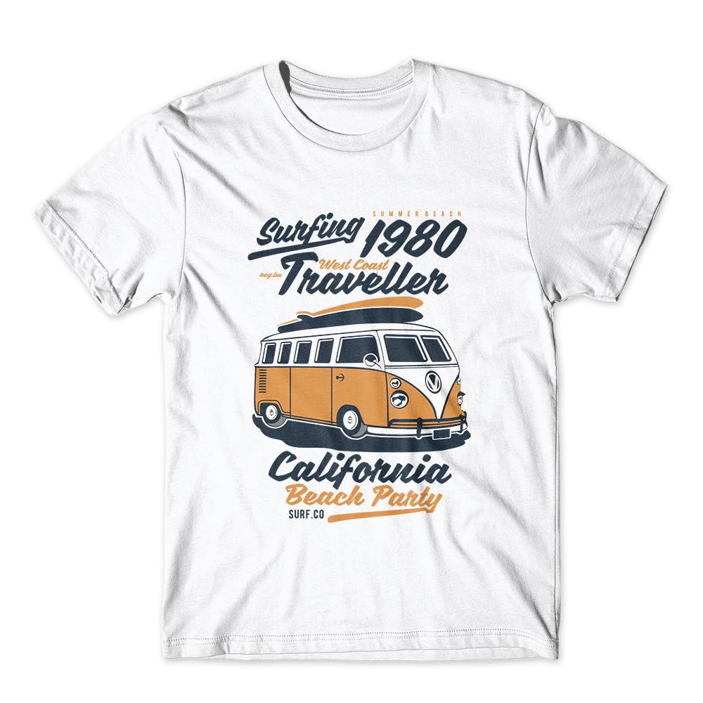 

Surfing 1980 T-Shirt. 100% Cotton Premium Tee New 4XL