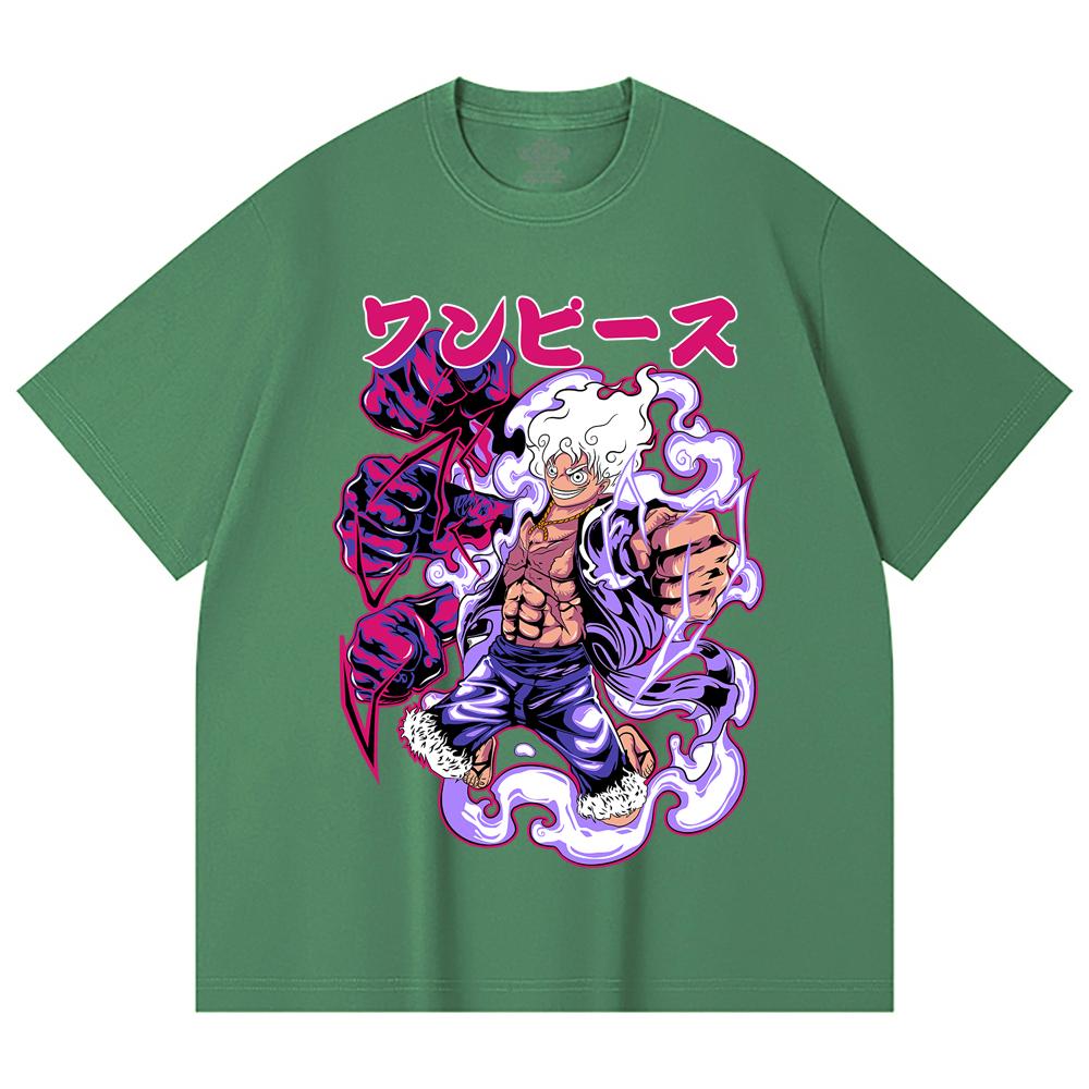 230 Gsm 100% Cotton One Piece V28 Nika Print Unisex Heavy Cotton T Shirt