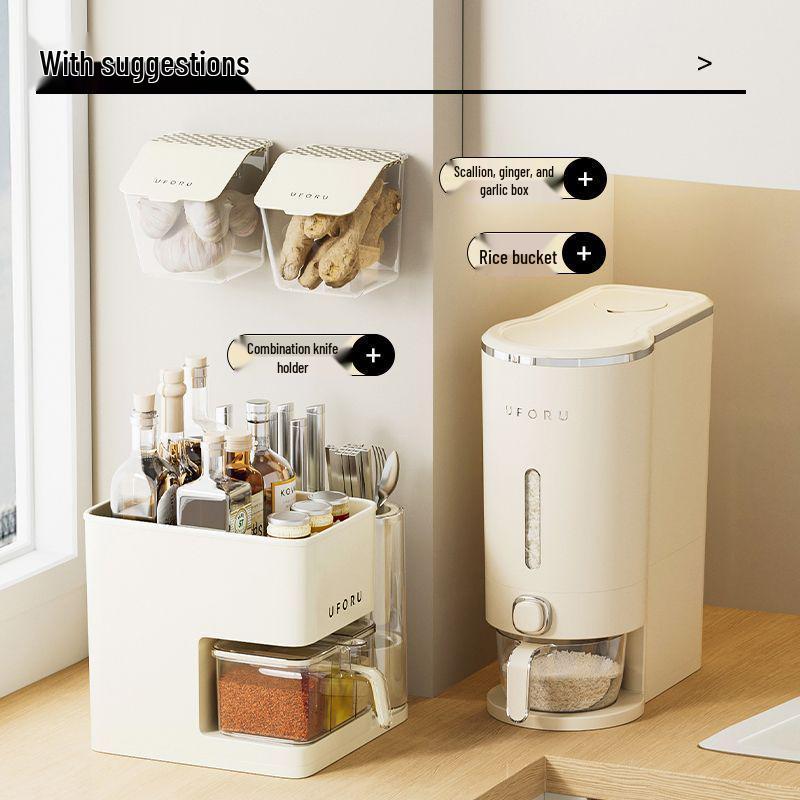 Sealed Insect-Proof Rice Storage Bin with Moisture Protection