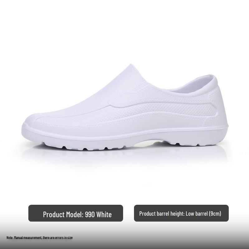 Lutei EVA Low-Cut Non-Slip Rain Boots: Water-Resistant Shoes for Men & Women, Perfect for Food Industry & Labor Protection