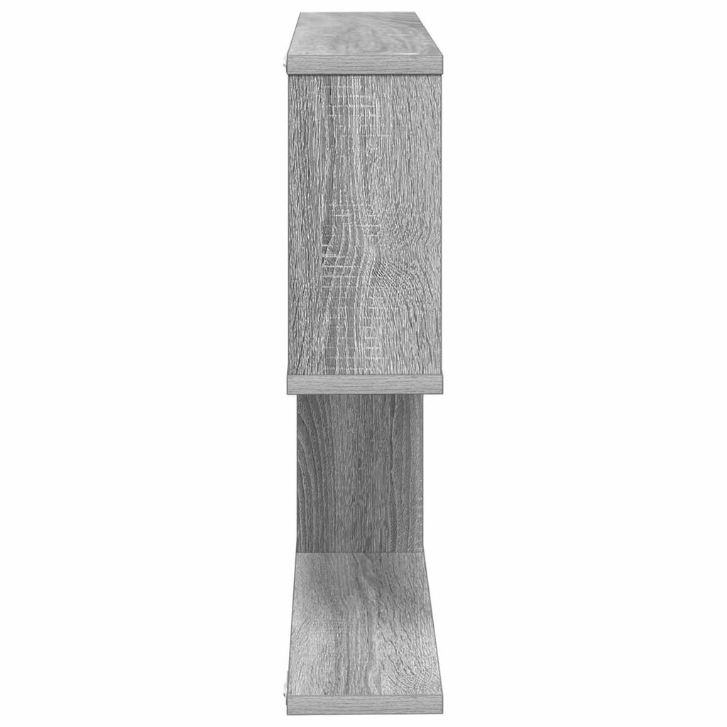 Wall Shelf Sonoma Grey 60 x 12 x 50.5 cm Engineered Wood