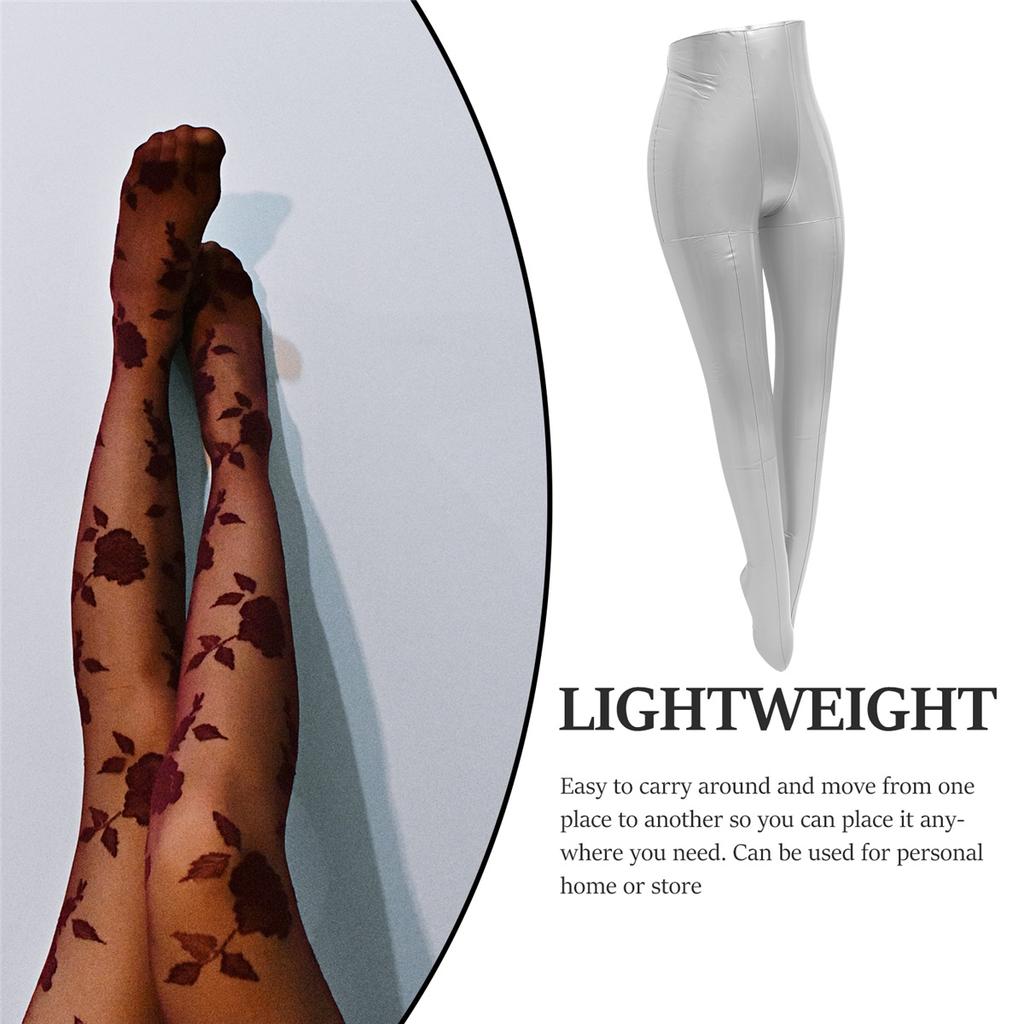 Inflatable Mannequin Leg Female Body for Pants Trousers Display Modern Style Easy Inflation Deflation Protection Against