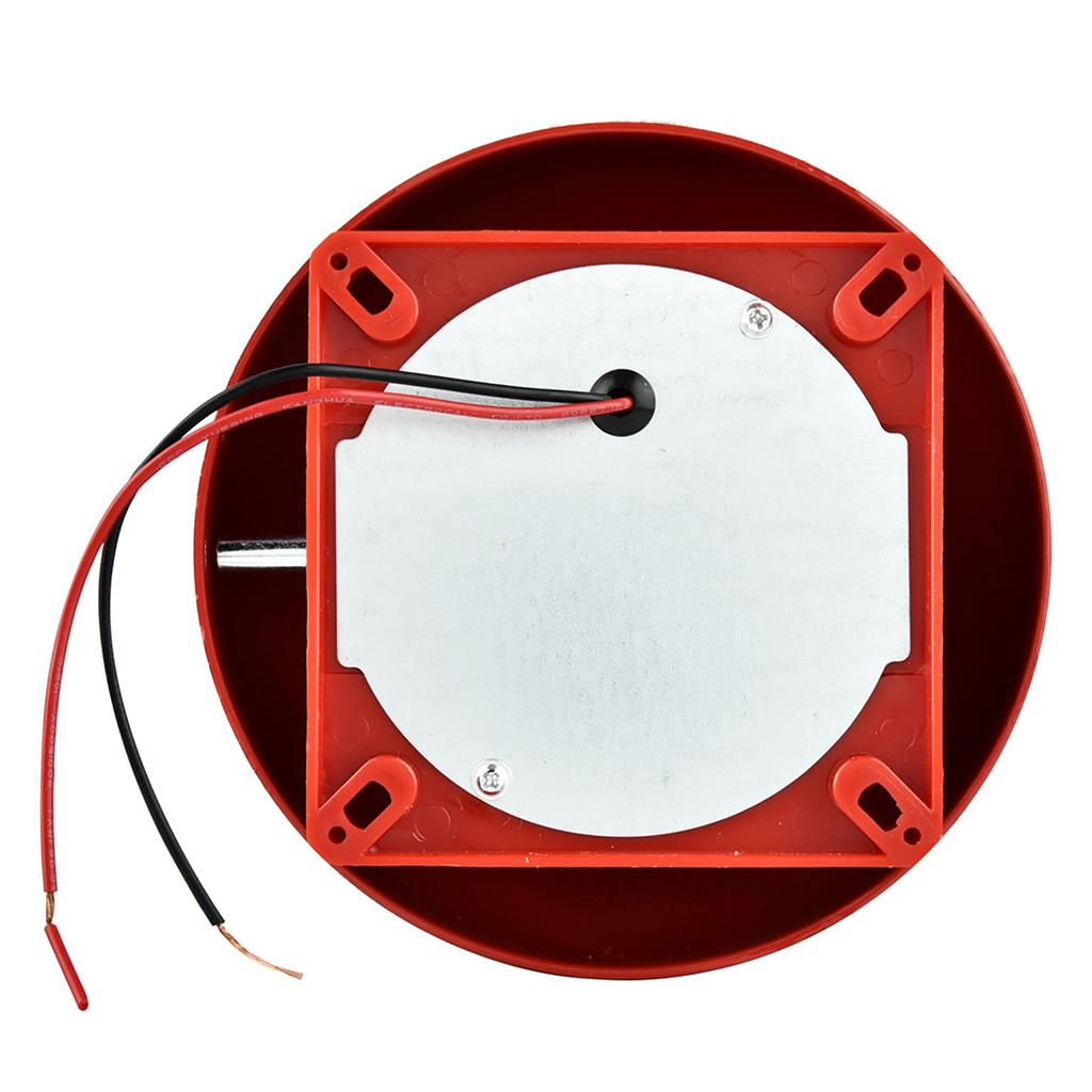 24V Metal Round Alarm Bell Security Fire Alarm Bell Red