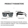 Novelty Sporty Sunglasses For Shows Stage And Daily Wear Unique Embedded Accessories Modern Outfit Photo Props