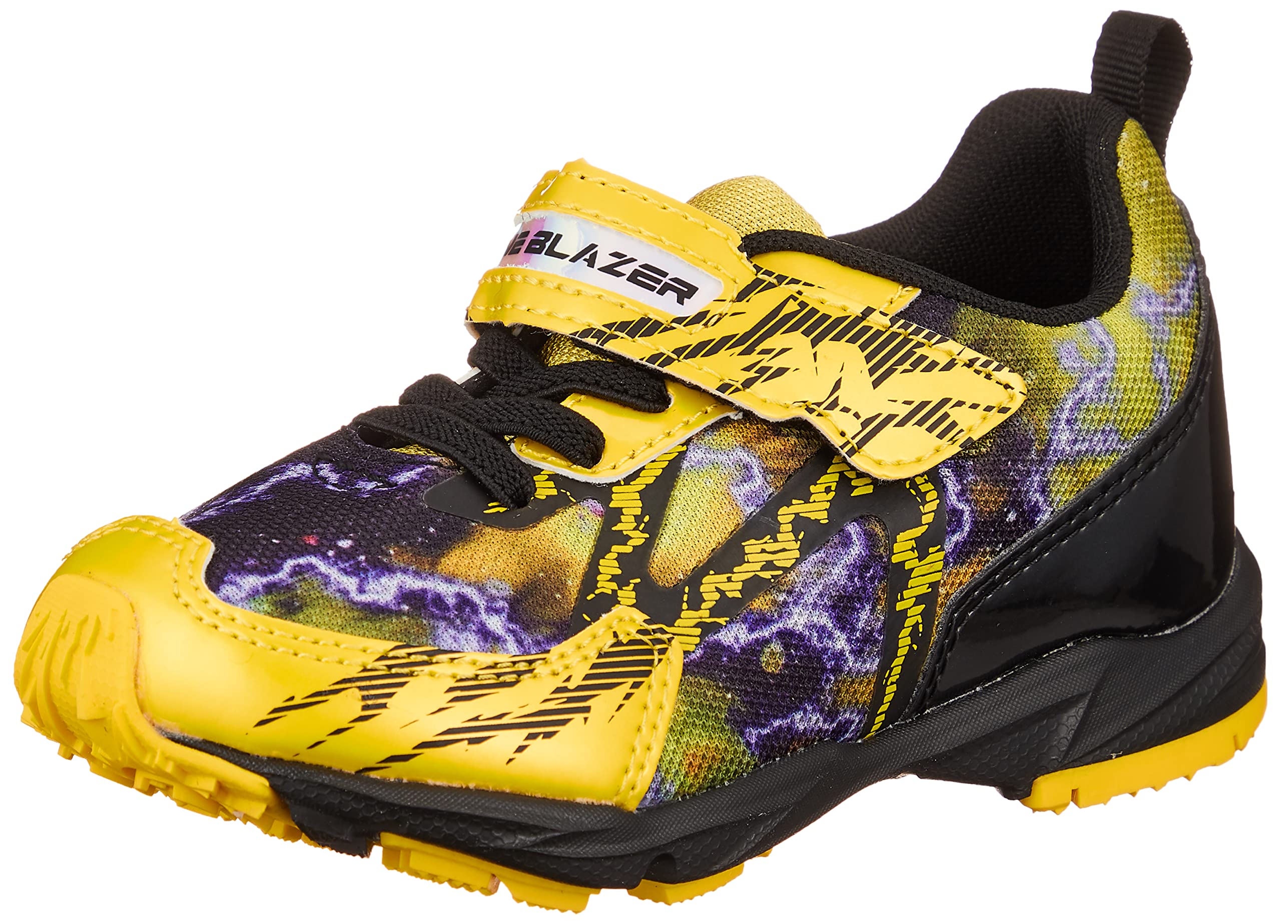 

Athletic 2E [Superstar] Sneakers, Shoes, Lightweight, Magic, 16-21cm, 0.5cm Available, Boys, Kids, ZB1114, Yellow, 17.0cm,